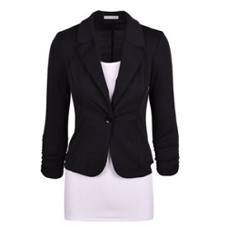 Women's Casual Work Solid Candy Color Blazer