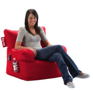 Big Joe Dorm Chair, Flaming Red