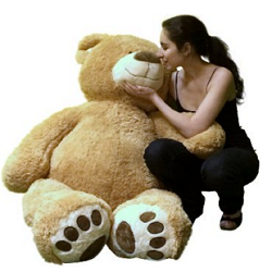Big Plush Giant Teddy Bear 5 Feet 