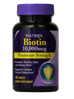 Biotin (10,000mcg) Maximum Strength 2 X 100 