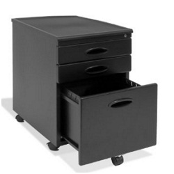 Calico Designs File Cabinet in Black 51100