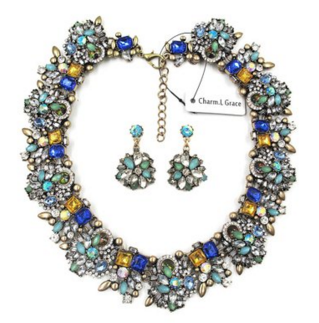 Charm.L Grace Jewelry Vintage Wild Collar Fashion Necklace