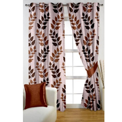 HOMEC Trendy Printed Door Curtains Set of 2 