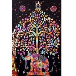 Kayso Tree of Life Psychedelic Wall Hanging 