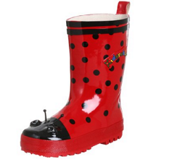 Kidorable Ladybug Rain Boots