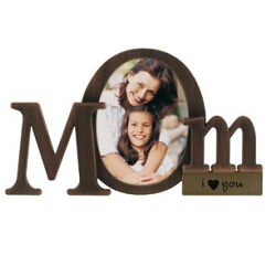 Malden Bronze Script Mom Picture Frame