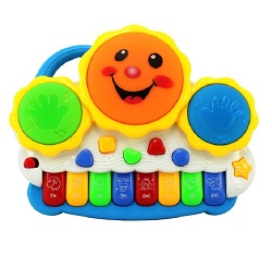 L&J Drum Keyboard Musical Toys