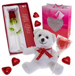 Gifts for Her Including Valentine Flower-glass Rose
