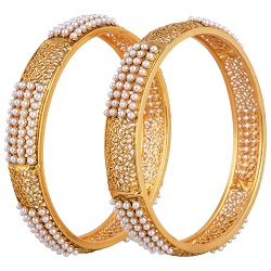 Gold Plated Special Copp0er Bangle Set For Women