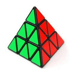 Pyraminx Speedcubing Black Puzzle