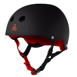 Triple 8 Brainsaver Rubber Helmet 